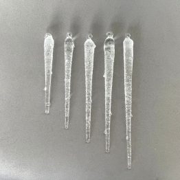 Eiszapfen aus Glas gefrostet