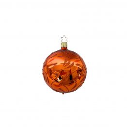 Weihnachtskugel Delights nougat glanz 8 cm