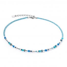 Halskette blau-türkis 4352/10-0600