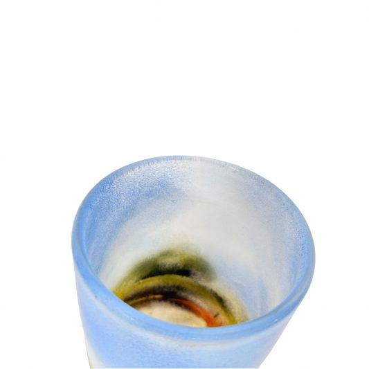 Vase Sommer Ringelai von oben