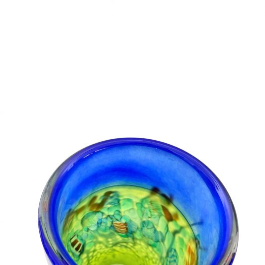 Vase Blumenwiese von oben