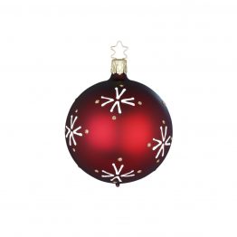 Kugel imperalrot matt