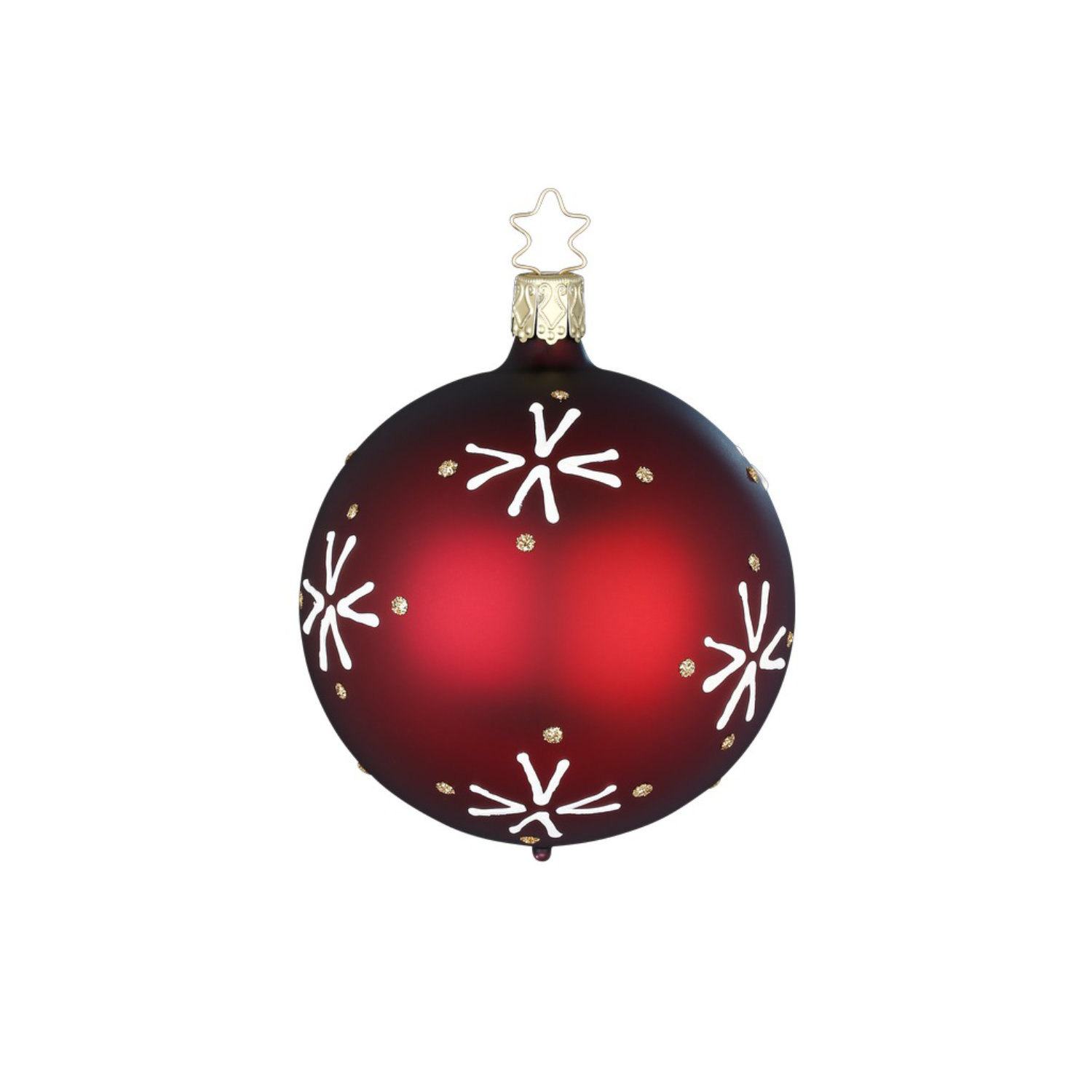 Kugel imperalrot matt