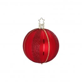 Traditionelle Streifen ø 6 cm, easy stripes rot gold