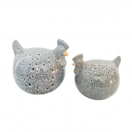 Keramik Hünhner Fero grau blau